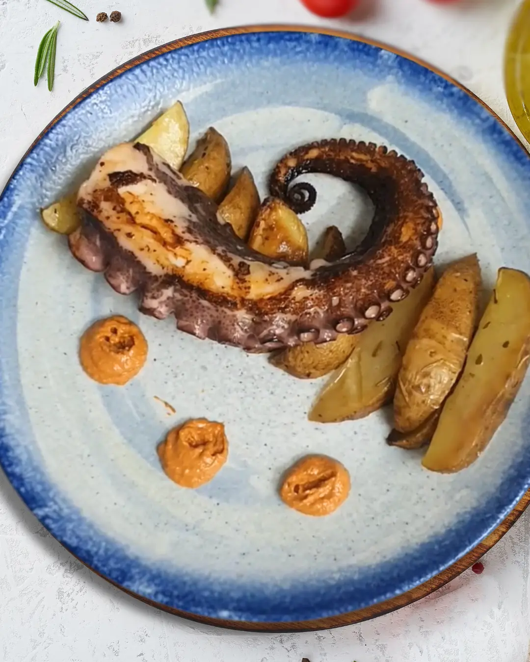 PULPO A LA PLANCHA CON PATATAS